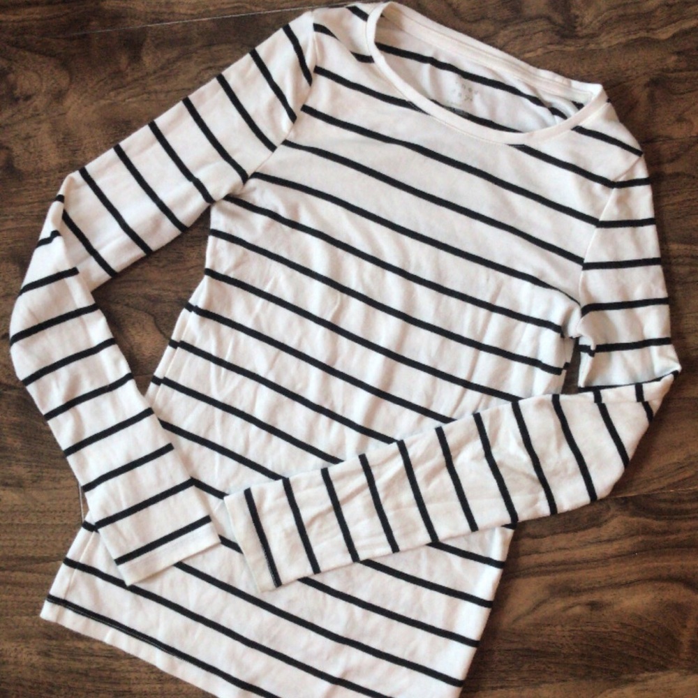 Striped long sleeve shirt